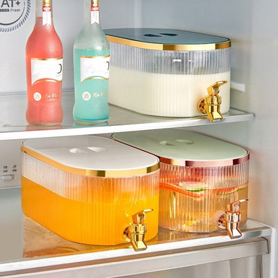 Melody | Stylish Glass Drink Dispenser with User-Friendly Faucet, 5.3 Liter 1