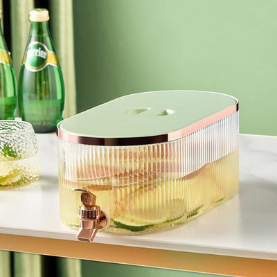 Melody | Stylish Glass Drink Dispenser with User-Friendly Faucet, 5.3 Liter 2