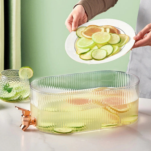 Melody | Stylish Glass Drink Dispenser with User-Friendly Faucet, 5.3 Liter 3