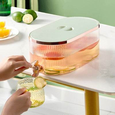 Melody | Stylish Glass Drink Dispenser with User-Friendly Faucet, 5.3 Liter 7