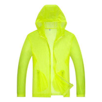 Men's Waterproof Rain Jacket Ultralight Adjustable Hood Reflective Grey 0