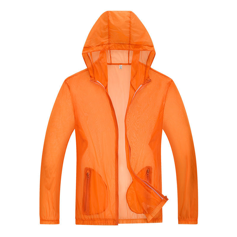 Men's Waterproof Rain Jacket Ultralight Adjustable Hood Reflective Grey 3