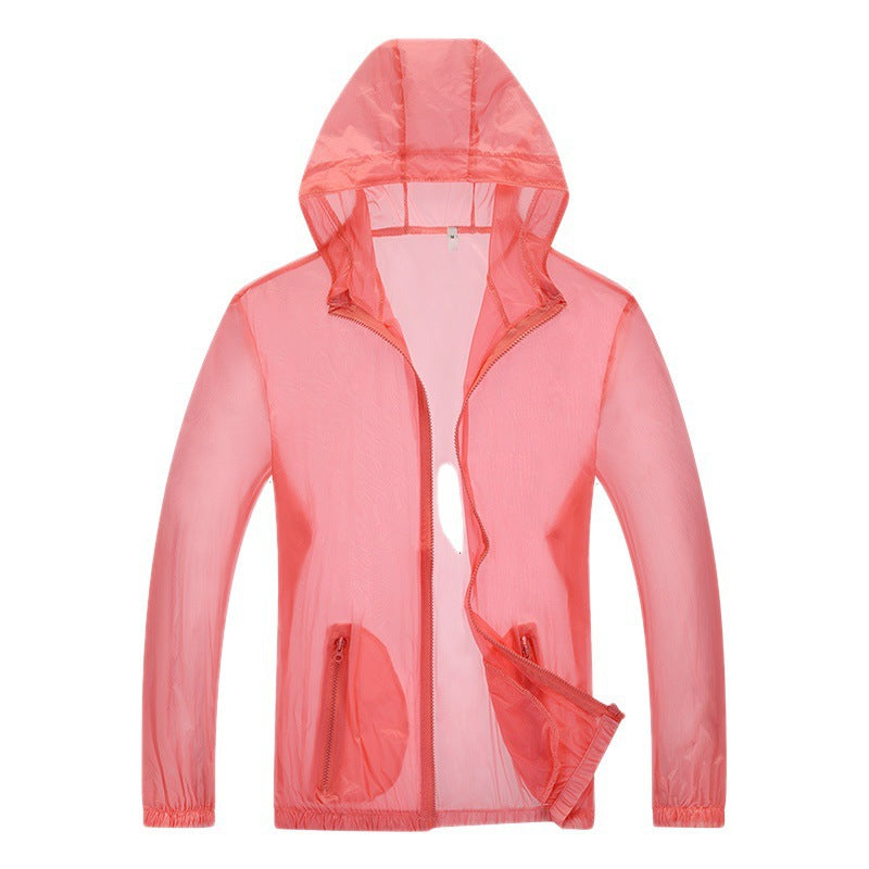 Men's Waterproof Rain Jacket Ultralight Adjustable Hood Reflective Grey 4