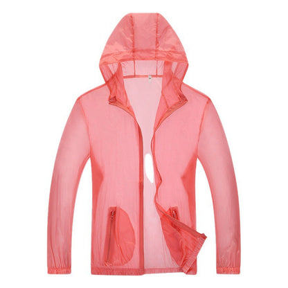 Men's Waterproof Rain Jacket Ultralight Adjustable Hood Reflective Grey 4