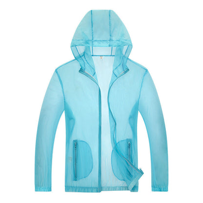 Men's Waterproof Rain Jacket Ultralight Adjustable Hood Reflective Grey 6