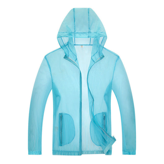 Men's Waterproof Rain Jacket Ultralight Adjustable Hood Reflective Grey 6