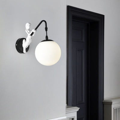 MermaidGlow | Elegant Rustic 1-Light Wall Sconce Lamp for Stylish Spaces 10
