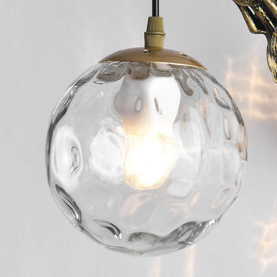 MermaidGlow | Elegant Rustic 1-Light Wall Sconce Lamp for Stylish Spaces 4