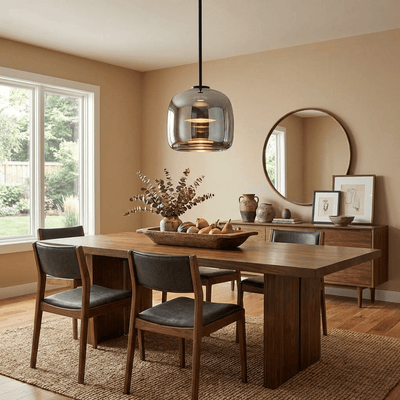 MetroSphere | Elegant Modern Glass Pendant Light for Kitchen and Dining 7