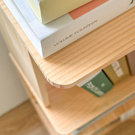 Minimalist Wood Bookshelf with 4/5 Shelves | Stylish Storage Solution for Home Office 8