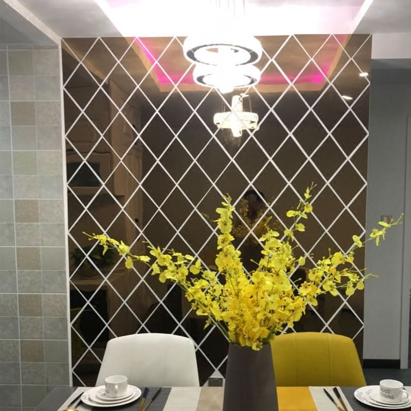 MirraShape | 3D Wall Mirror Decor with Scratch-Resistant Film for Elegant Home Aesthetics 2