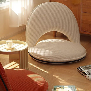 Modern Accent Chair | Soft Lambswool & Corduroy | Foldable Design for Easy Storage | Living Room Chairs