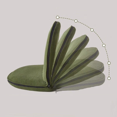 Modern Accent Chair | Soft Lambswool & Corduroy | Foldable Design for Easy Storage | Living Room Chairs 5