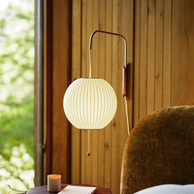 Modern Adjustable Wall Sconce with Plug-In Design Black Metal Glass Lighting for Living Room 3