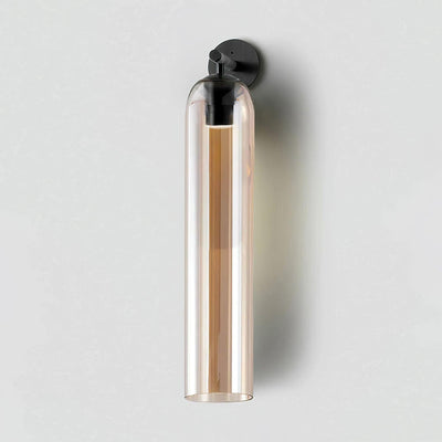 Modern Art Glass Wall Sconce Lighting for Living Room Clear LED Fixture 18