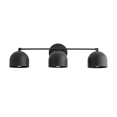 Modern Black Bathroom Vanity Sconce Light with Deep Ball Design Wall Mounted Metal Fixture 10