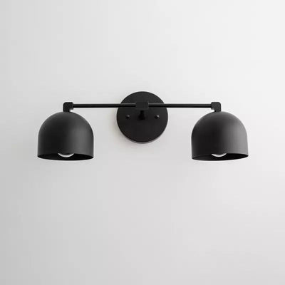 Modern Black Bathroom Vanity Sconce Light with Deep Ball Design Wall Mounted Metal Fixture 11