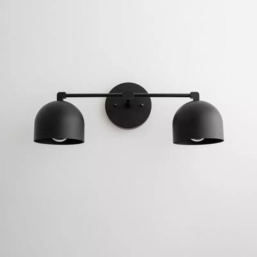 Modern Black Bathroom Vanity Sconce Light with Deep Ball Design Wall Mounted Metal Fixture 11