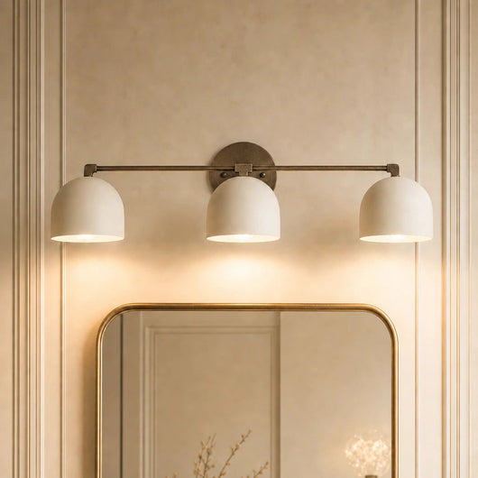Modern Black Bathroom Vanity Sconce Light with Deep Ball Design Wall Mounted Metal Fixture 1