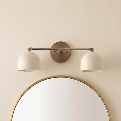 Modern Black Bathroom Vanity Sconce Light with Deep Ball Design Wall Mounted Metal Fixture 4