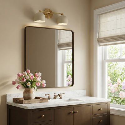 Modern Black Bathroom Vanity Sconce Light with Deep Ball Design Wall Mounted Metal Fixture 6