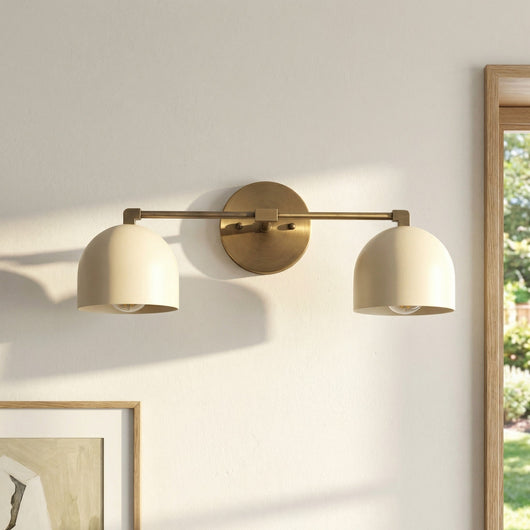 Modern Black Bathroom Vanity Sconce Light with Deep Ball Design Wall Mounted Metal Fixture 8