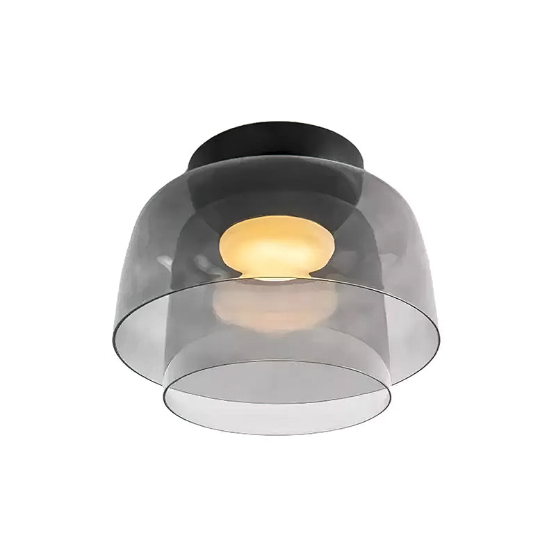 Modern Flush Mount Ceiling Light LED Glass Fixture for Living Room Dining Bedroom 10