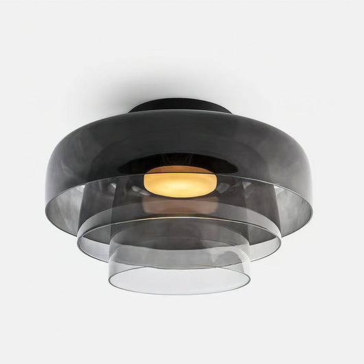 Modern Flush Mount Ceiling Light LED Glass Fixture for Living Room Dining Bedroom 13
