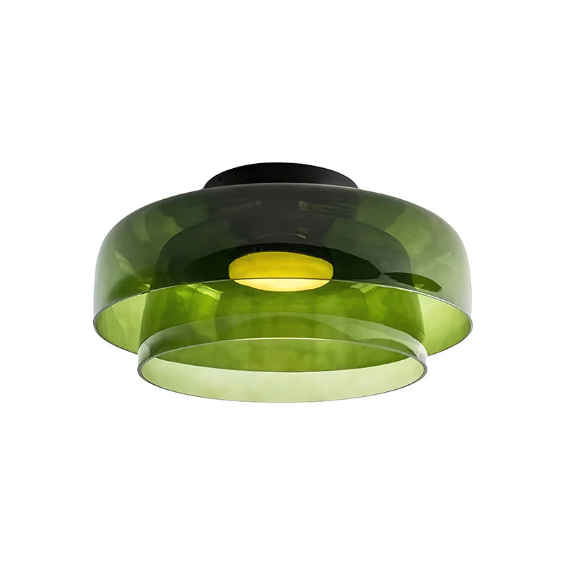Modern Flush Mount Ceiling Light LED Glass Fixture for Living Room Dining Bedroom 14