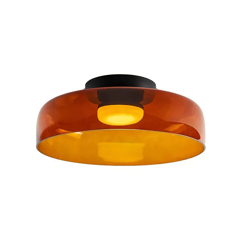 Modern Flush Mount Ceiling Light LED Glass Fixture for Living Room Dining Bedroom 19