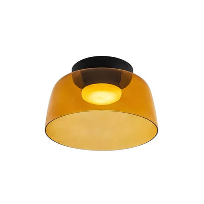 Modern Flush Mount Ceiling Light LED Glass Fixture for Living Room Dining Bedroom 9