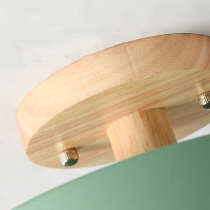Modern Flush Mount Ceiling Light LED Wood Finish for Hallway Living Room Bedroom 5