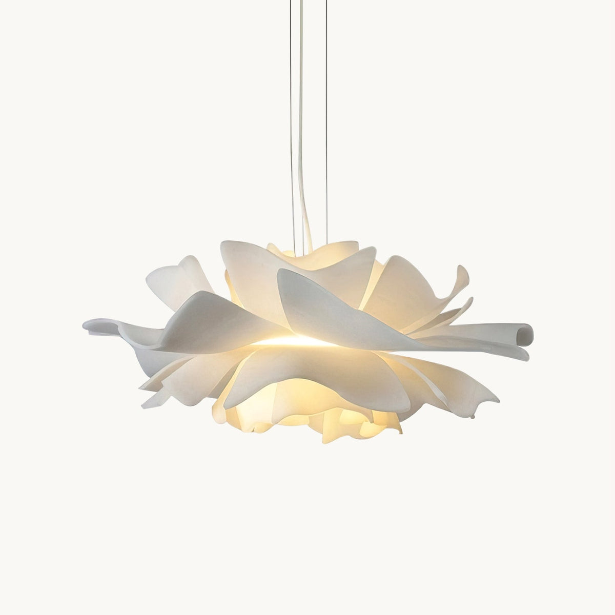 Modern Glass Pendant Light for Kitchen Adjustable Height White Metal Fixture 1