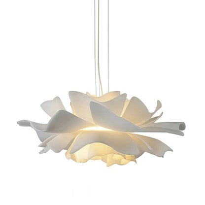 Modern Glass Pendant Light for Kitchen Adjustable Height White Metal Fixture 10