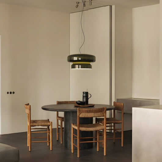 Modern Glass Pendant Light for Kitchen Island Adjustable Height Bohemian Style 3