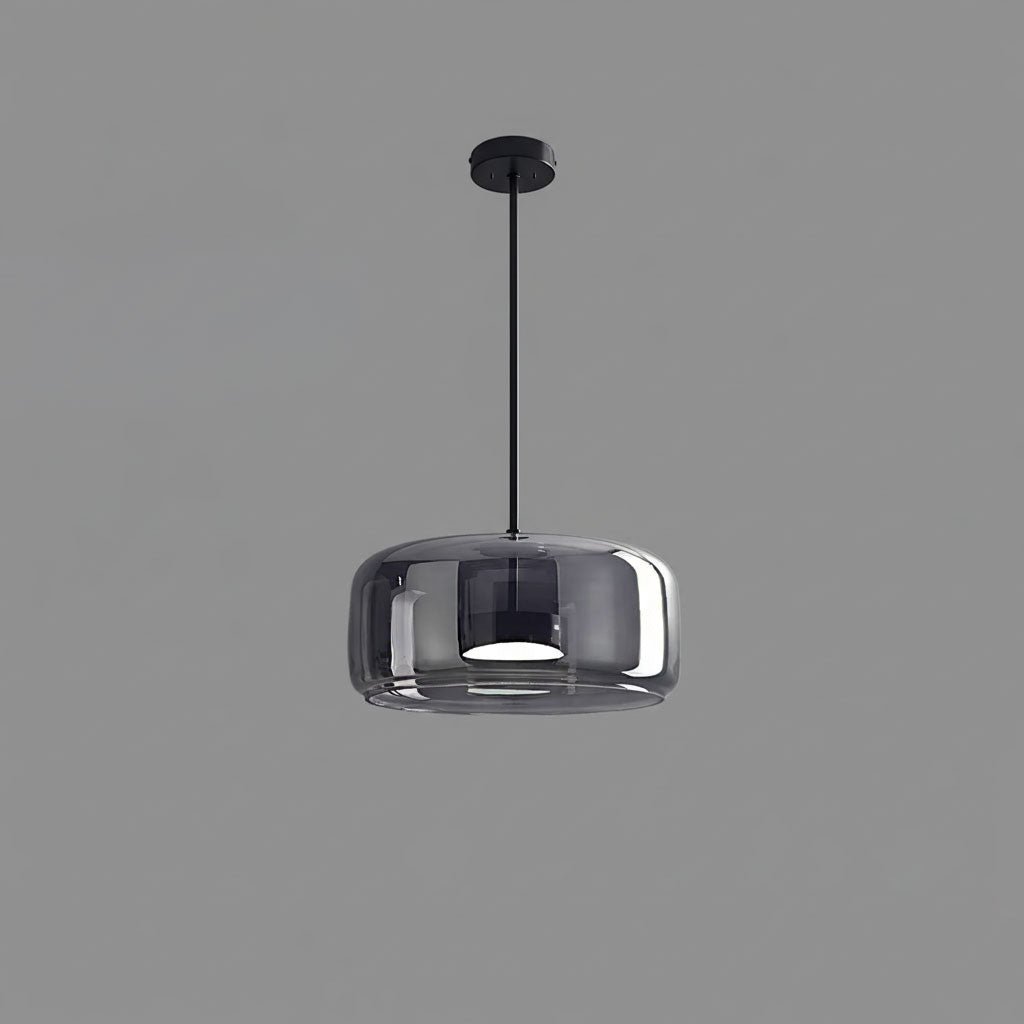Modern Glass Pendant Light for Kitchen Island Adjustable Height Clear Sphere 10