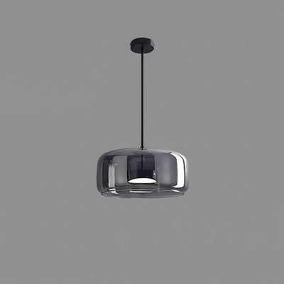Modern Glass Pendant Light for Kitchen Island Adjustable Height Clear Sphere 10