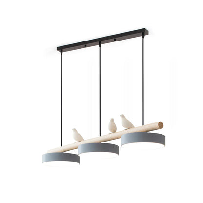 Modern Glass Pendant Light for Kitchen Island Adjustable Height White Glass 1