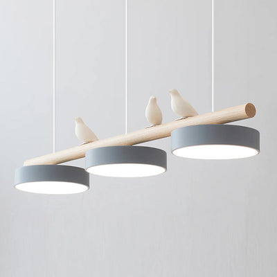 Modern Glass Pendant Light for Kitchen Island Adjustable Height White Glass 11