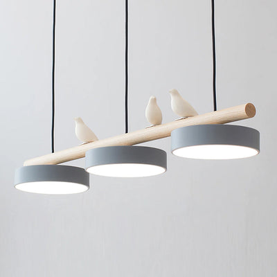 Modern Glass Pendant Light for Kitchen Island Adjustable Height White Glass 13