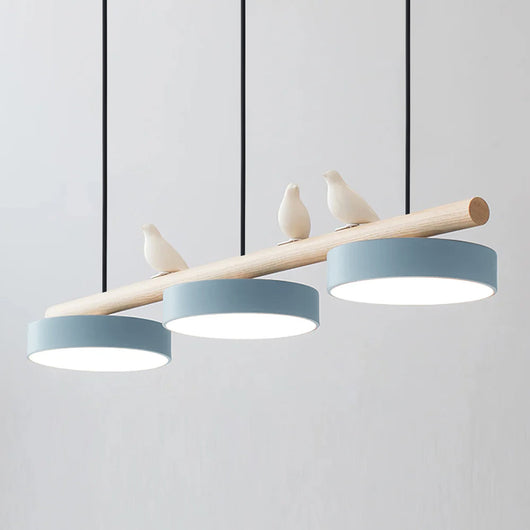 Modern Glass Pendant Light for Kitchen Island Adjustable Height White Glass 18