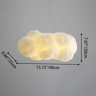 Modern Pendant Light | Handmade Metal Fixture with Adjustable Chain | Ideal for Bedroom and Dining Room
