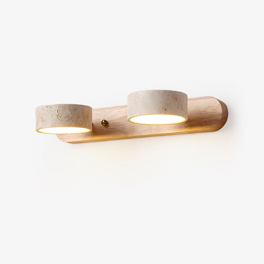 Modern Wall Sconce Light with Travertine Design for Elegant Indoor Spaces Bedroom Living Room Hallway 1