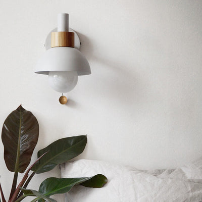 Modern Wall Sconce Lighting with Colorful Glass Shade for Living Room and Bedroom 11