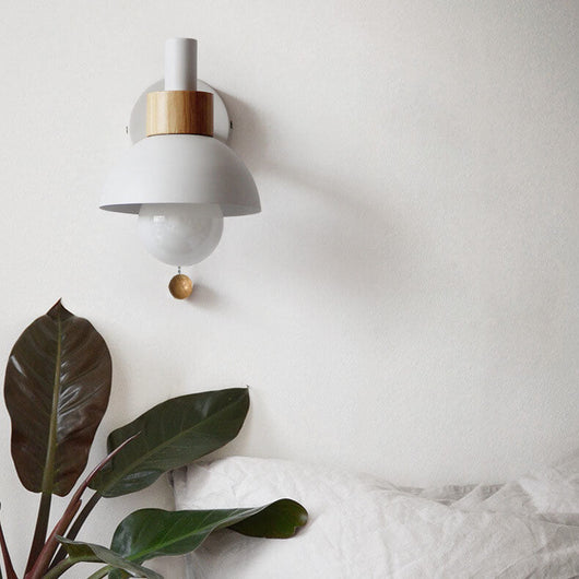 Modern Wall Sconce Lighting with Colorful Glass Shade for Living Room and Bedroom 11