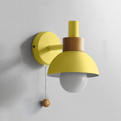 Modern Wall Sconce Lighting with Colorful Glass Shade for Living Room and Bedroom 9