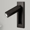 Modern Wall Sconce with Adjustable LED Light Metal and Glass Design for Bedroom White