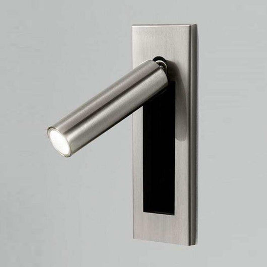 Modern Wall Sconce with Adjustable LED Light Metal and Glass Design for Bedroom White 10