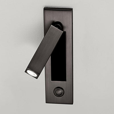 Modern Wall Sconce with Adjustable LED Light Metal and Glass Design for Bedroom White 15