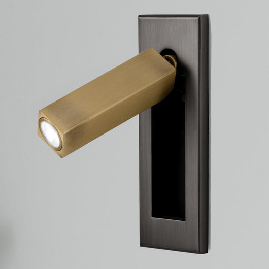 Modern Wall Sconce with Adjustable LED Light Metal and Glass Design for Bedroom White 16